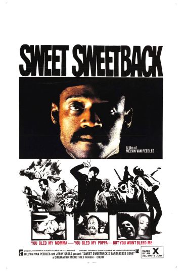The theatrical poster for the film Sweet Sweetback's Badasssss Song